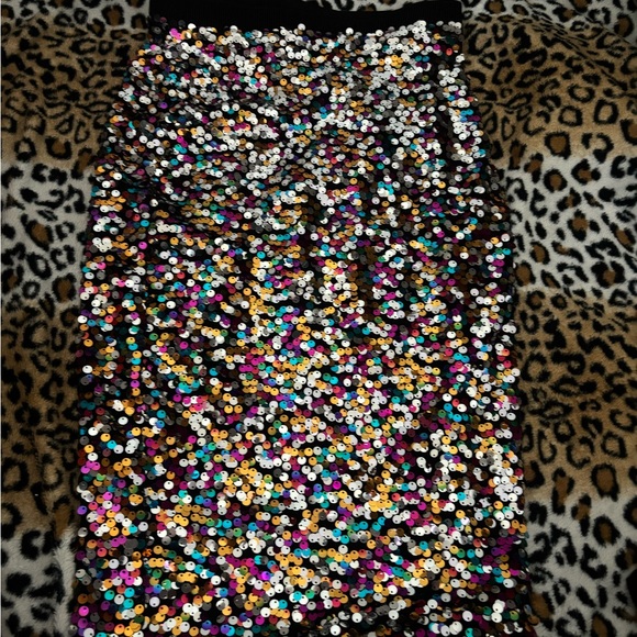 H&M Multicolor Sequin Midi Skirt - Picture 1 of 3
